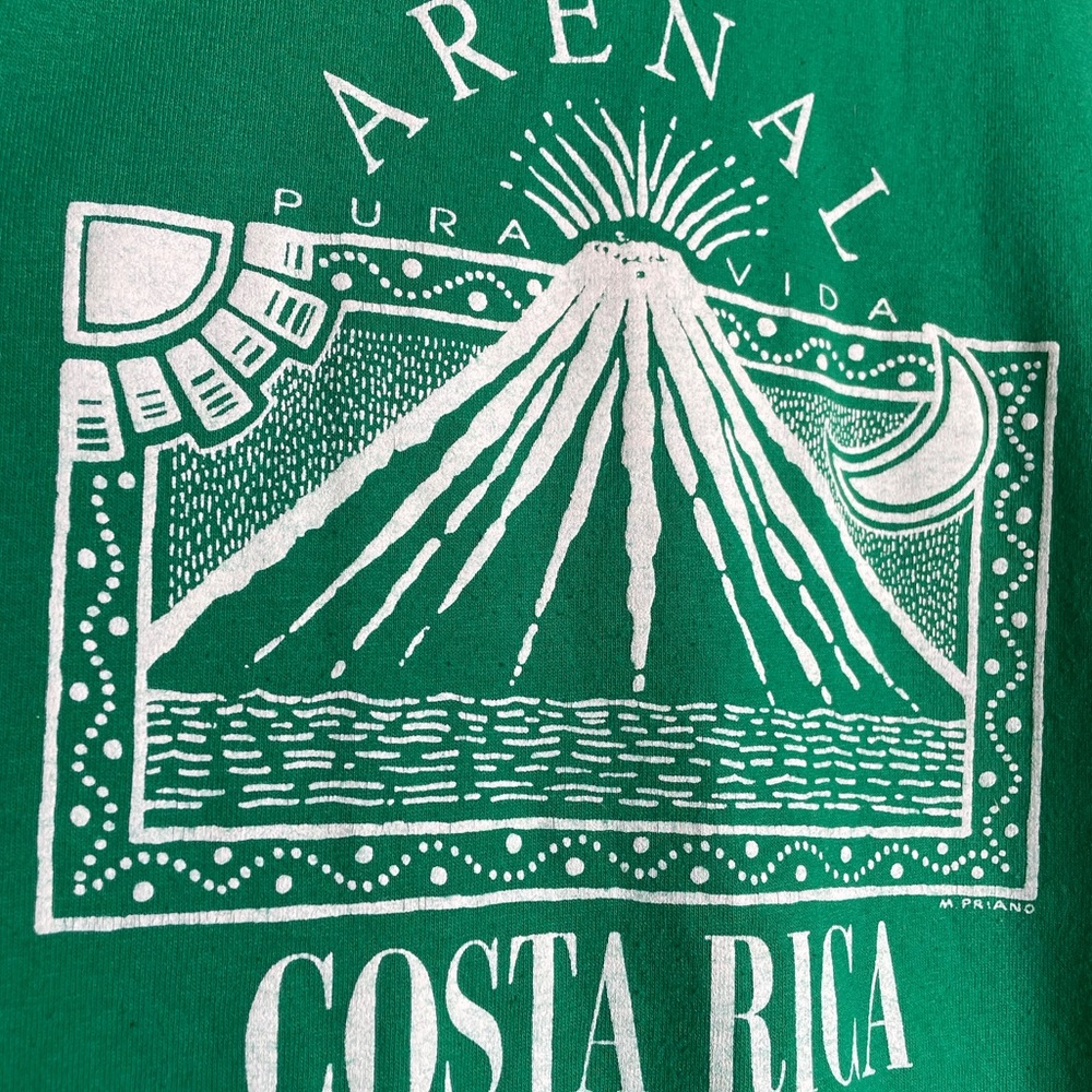 Vintage Costa Rica Arenal Volcano T-Shirt size S - Picture 7 of 9